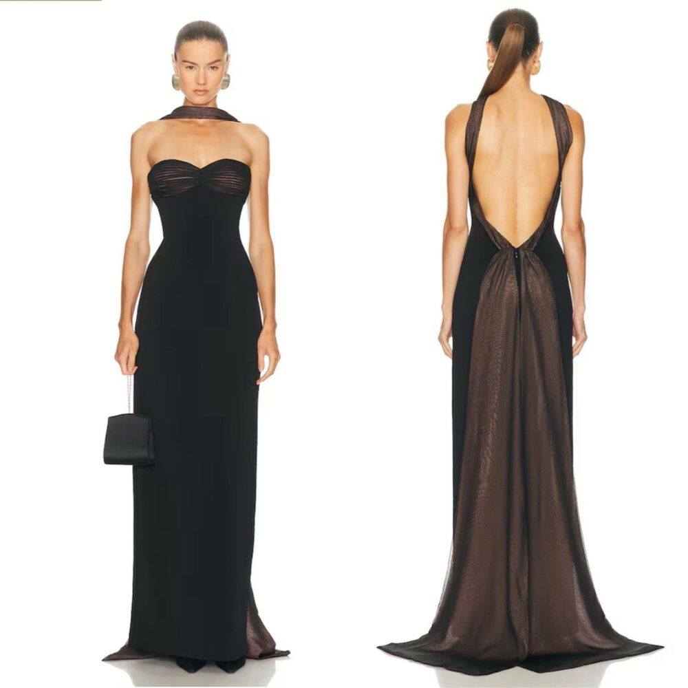 RETROFETE Daufine Dress In Black Size S